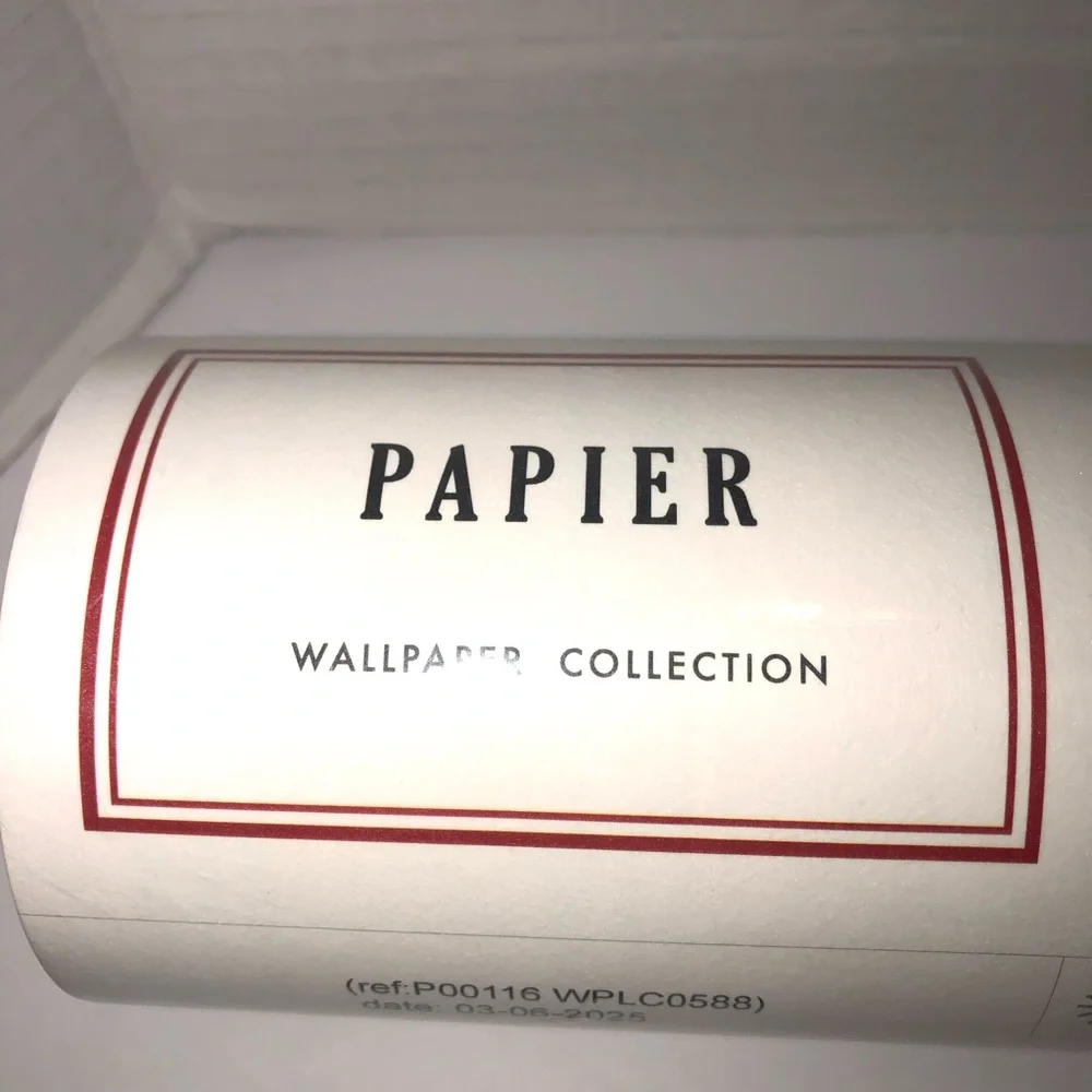 New Anthropologie Papier Villa Vertical Stripe Apricot Pink Wallpaper Wall Mural